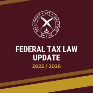Federal Tax Law Update 2026 (Physical Book)