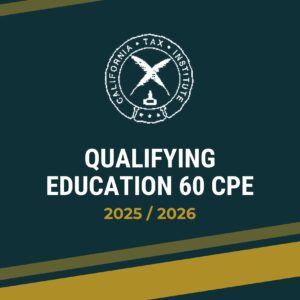 Qualifying Education 60 CPE 2025/2026 (Physical Book)
