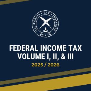Federal Income Tax Volume I, II, & III (Physical Book)