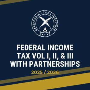 Federal Income Tax Vol I, II, & III with Partnerships (Physical Book)